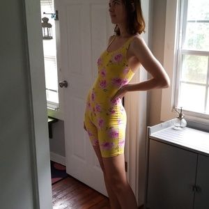 True vintage 80s workout leotard